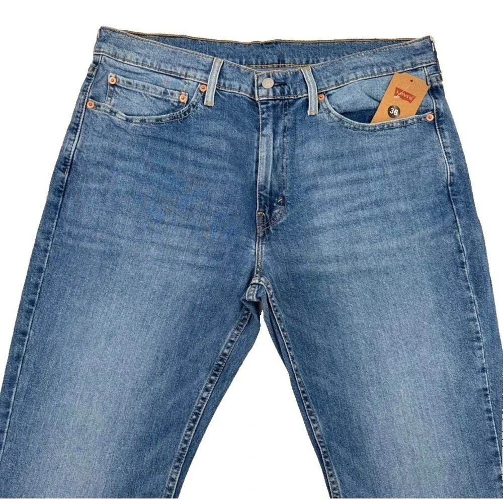 Levi's 514 Straight Leg Jeans Men's 36x32‎ Blue Denim NWT Reclaimed Sustainable